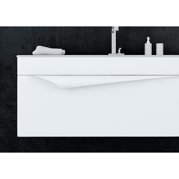 Тумба подвесная с раковиной Aqwella Clarberg Papyrus 120 см PAP0112E - фото 6