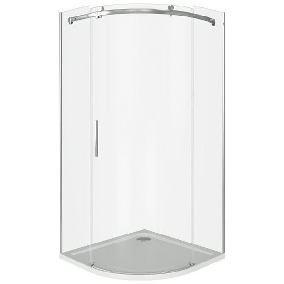 Душевое ограждение Bas Galaxy R-100-C-CH 100х100 см, хром/прозрачное - фото 3