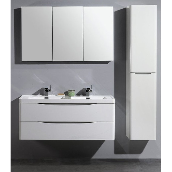 Пенал подвесной BelBagno ANCONA-N-1500-2A-SC-BL-R 40 см, правый, белый - фото 4