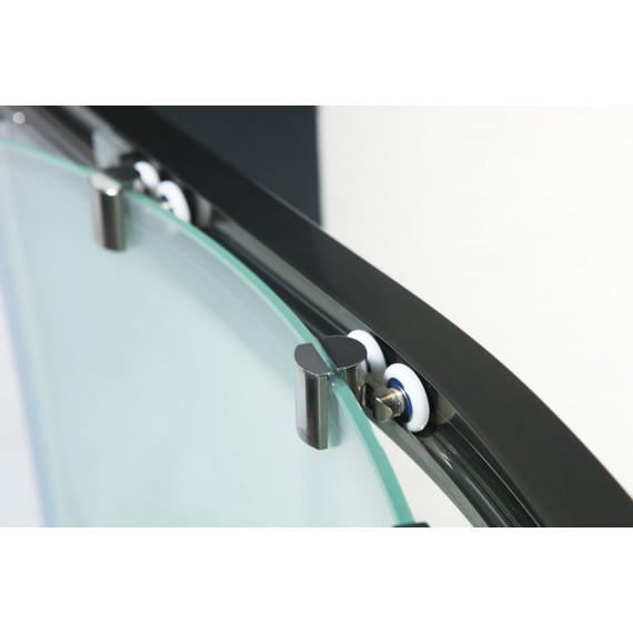 Душевое ограждение Cezares 100х100 см GIUBILEO-R-2-100-SCORREVOLE-CP-Cr, хром/прозрачное/узор - фото 2