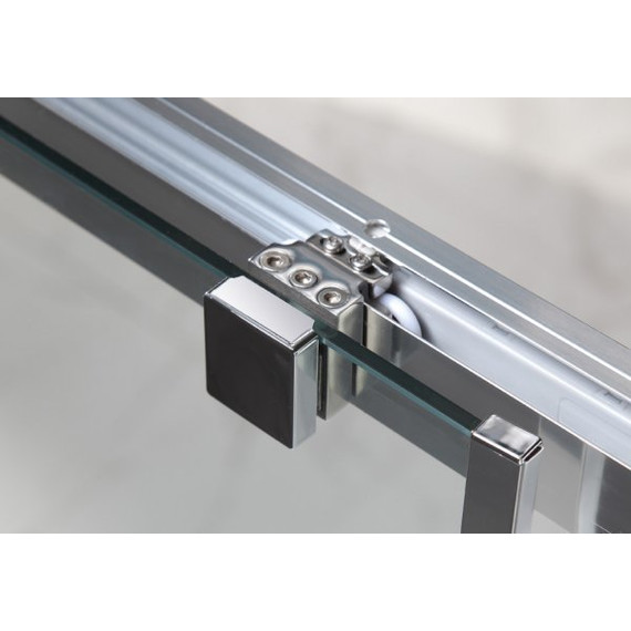 Душевое ограждение Cezares 120х100 см LUX-SOFT-W-AH-1-120/100-C-Cr-IV, хром/прозрачное - фото 3