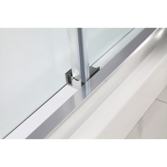 Душевое ограждение Cezares 120х100 см LUX-SOFT-W-AH-1-120/100-C-Cr-IV, хром/прозрачное - фото 4