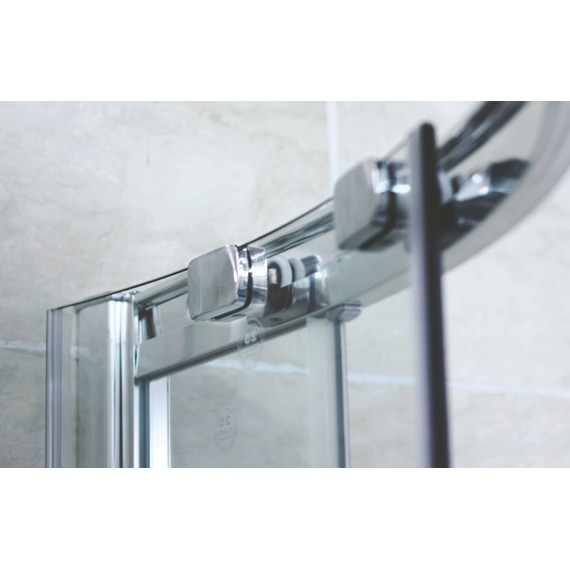 Душевое ограждение Cezares 90х90 см PRATICO-R-1-90-C-Cr, хром/прозрачное - фото 2