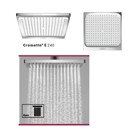 Душевая стойка Hansgrohe Crometta E 240 1jet Showerpipe 27289000 - фото 5