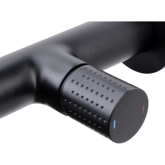 Смеситель для раковины настенный Bronze de Luxe Liberty 301B, чёрный матовый, Цвет производителя: чёрный матовый - фото 2