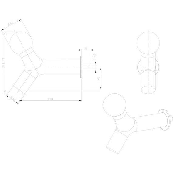 Душевая система для душа Bronze de Luxe Liberty 5011GG-L, графит - фото 15