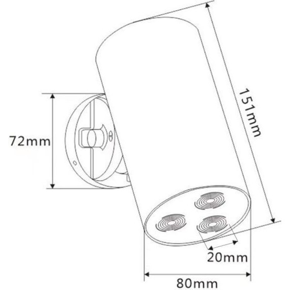 Верхний душ Bronze de Luxe Liberty 80x80 мм 501C - фото 4