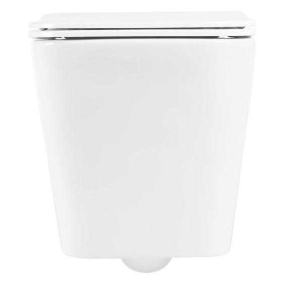 Инсталляция с подвесным унитазом комплект: Grohe Solido 38811KF0 с подвесным безободковым унитазом BelBagno Due BB3103CHR/SC сиденье микролифт, крепление, кнопка смыва чёрная матовая, Цвет производителя: чёрный матовый - фото 6