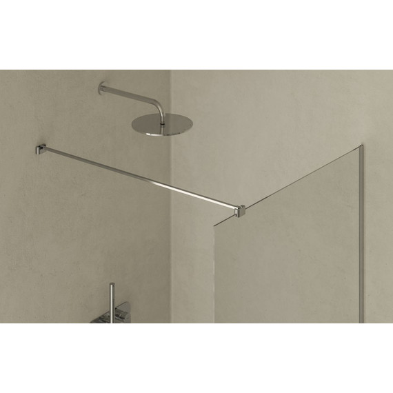 Душевая перегородка Ravak Walk-In Air 100 см GW9WA0C00Z1C с кронштейном в комплекте, хром/прозрачное - фото 3