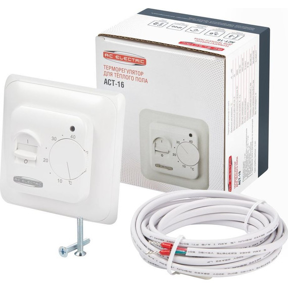 Терморегулятор механический AC Electric ACT-16 НС-1502226 - фото 4