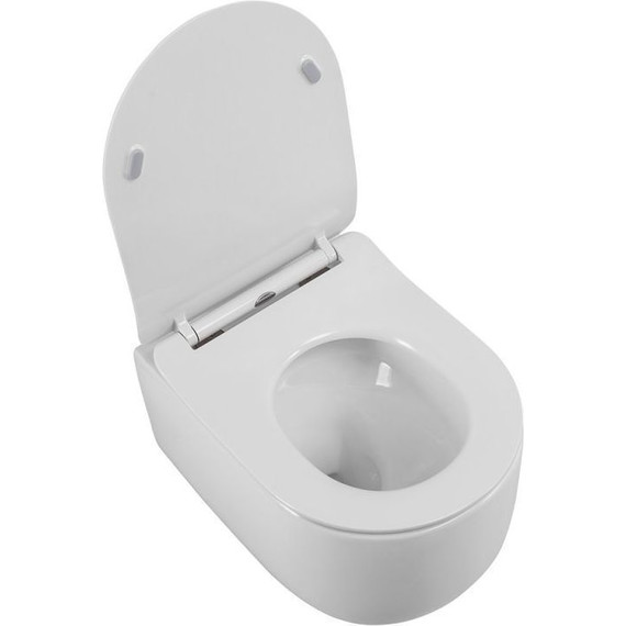 Инсталляция с подвесным унитазом комплект: Grohe Solido 38811KF0 с подвесным безободковым унитазом BelBagno Soft-Tor BB084CH-TOR/SC сиденье микролифт, крепление, кнопка смыва чёрная матовая, Цвет производителя: чёрный матовый - фото 6