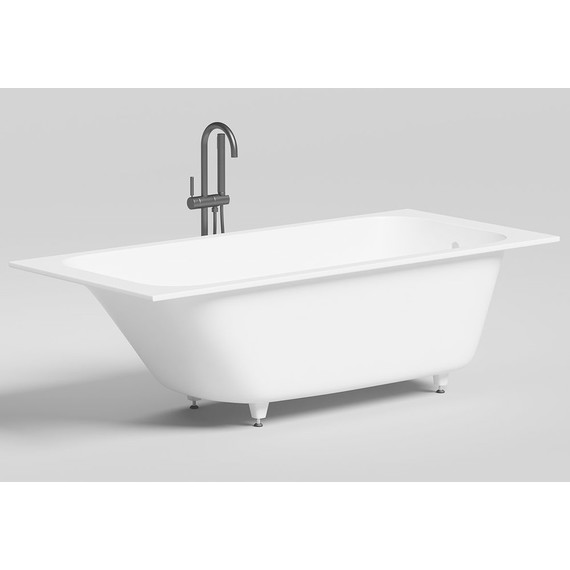 Ванна каменная Salini Orlanda 180х80 см 102022M (S-Stone) матовая - фото 