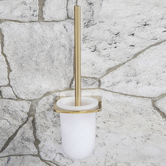 Ёршик для унитаза WasserKraft Aisch K-5927, цвет золото - фото 2