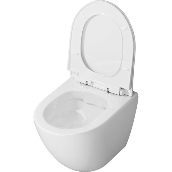 Инсталляция с подвесным унитазом комплект: BelBagno BB026/BB042BL с подвесным безободковым унитазом Niagara Vista NG-9301 сиденье микролифт, крепление, кнопка смыва белый глянцевый - фото 17