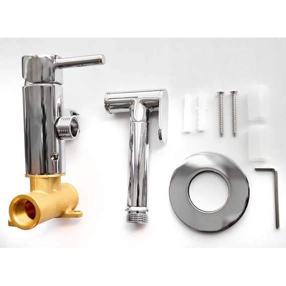 Гигиенический душ CeramaLux KRS/009, хром, Цвет производителя: хром - фото 4