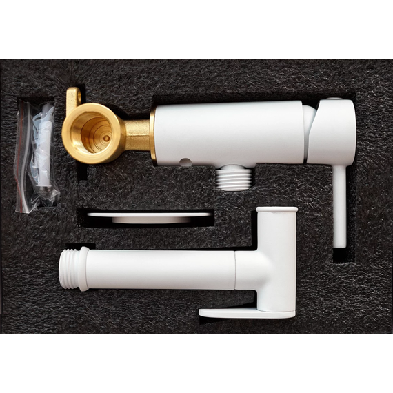 Гигиенический душ CeramaLux KRS/005, белый матовый, Цвет производителя: белый матовый - фото 3