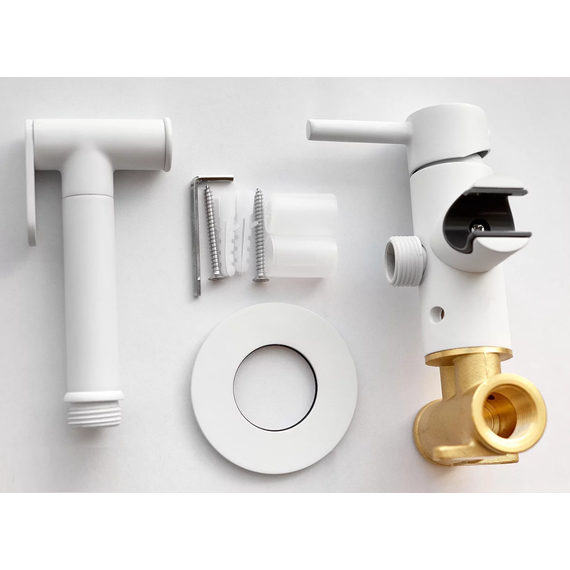 Гигиенический душ CeramaLux KRS/005, белый матовый, Цвет производителя: белый матовый - фото 4