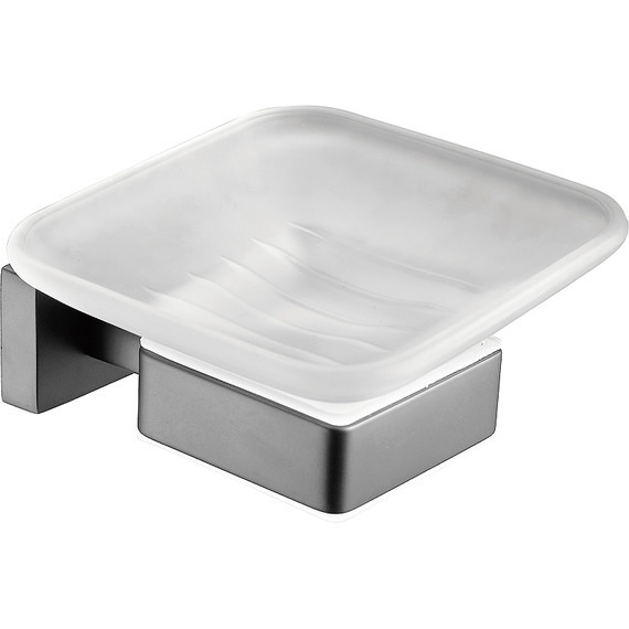 Мыльница Belz B90402, цвет вороненая сталь - фото 