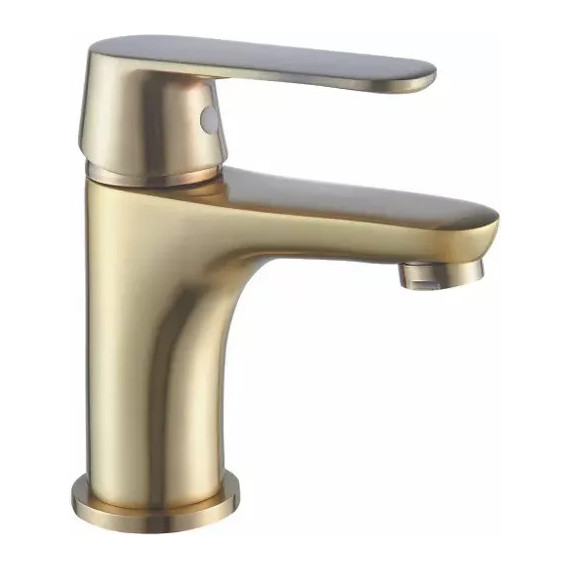 Смеситель для раковины Diadonna D82-110118G, золото матовое - фото 