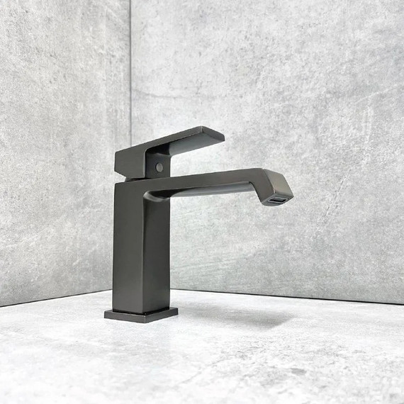 Смеситель для раковины Haiba HB10575-3, графит - фото 