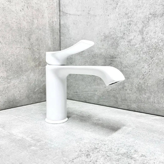 Смеситель для раковины Haiba HB10553-8, белый - фото 2