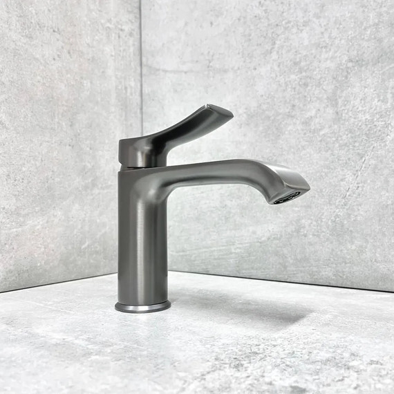 Смеситель для раковины Haiba HB10553-3, графит - фото 2