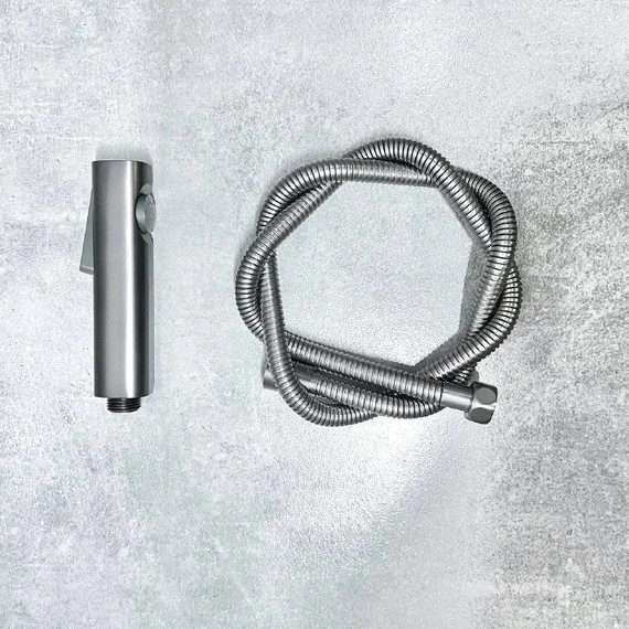 Гигиенический душ Haiba HB5518-3, оружейная сталь - фото 3