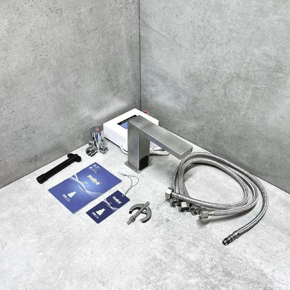 Смеситель для раковины сенсорный Haiba HB524, нержавеющая сталь - фото 4