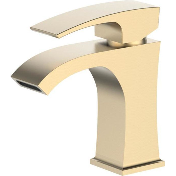 Смеситель для раковины Gerhans K11014Y-7, золотой сатин, Цвет производителя: золотой сатин - фото 