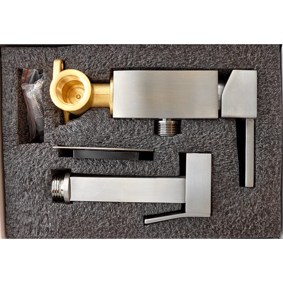 Гигиенический душ CeramaLux KBS/004, никель, Цвет производителя: никель - фото 3