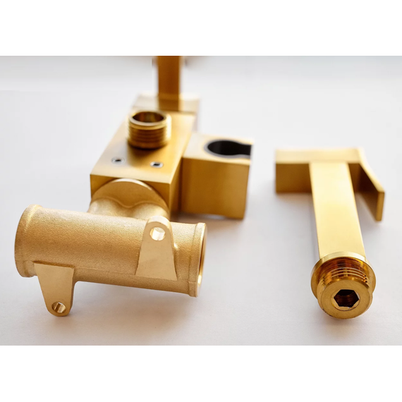 Гигиенический душ CeramaLux KBS/007, золото матовое, Цвет производителя: золото матовое - фото 6