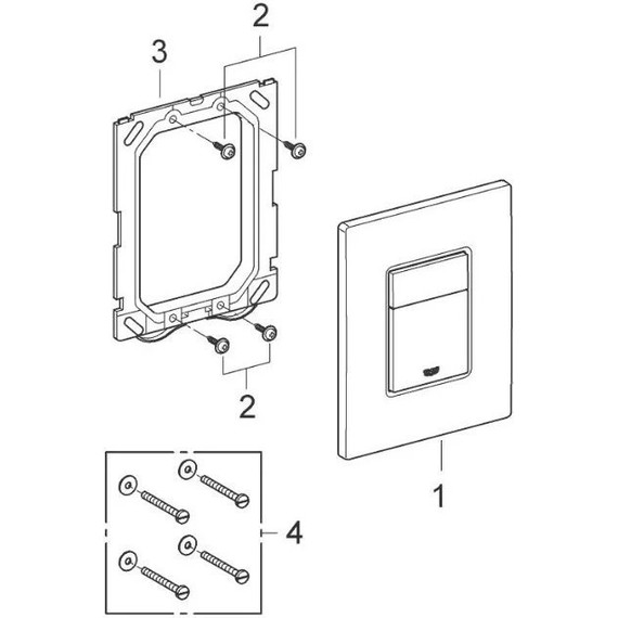 Инсталляция с подвесным унитазом комплект: Grohe Rapid SL 38772001+38732GN0 с подвесным безободковым унитазом Aquatek Европа AQ1901-00 сиденье микролифт, крепление, кнопка смыва золото матовое, Цвет производителя: золото матовое - фото 10