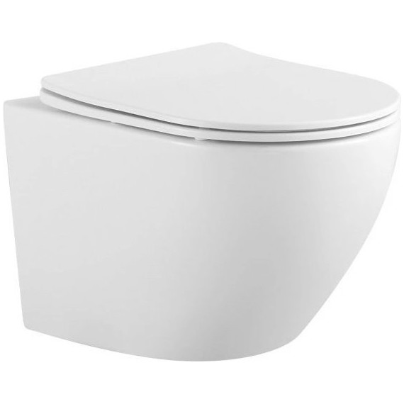 Инсталляция с подвесным унитазом комплект: Grohe Rapid SL 38772001+38732GN0 с подвесным безободковым унитазом Aquatek Европа AQ1901-00 сиденье микролифт, крепление, кнопка смыва золото матовое, Цвет производителя: золото матовое - фото 3