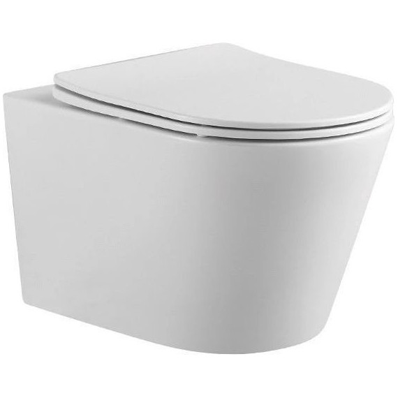 Инсталляция с подвесным унитазом комплект: Grohe Rapid SL 38772001+38732GL0 с подвесным безободковым унитазом Aquatek Вега AQ1905-00 сиденье микролифт, крепление, кнопка смыва золото глянцевое, Цвет производителя: золото глянцевое - фото 3