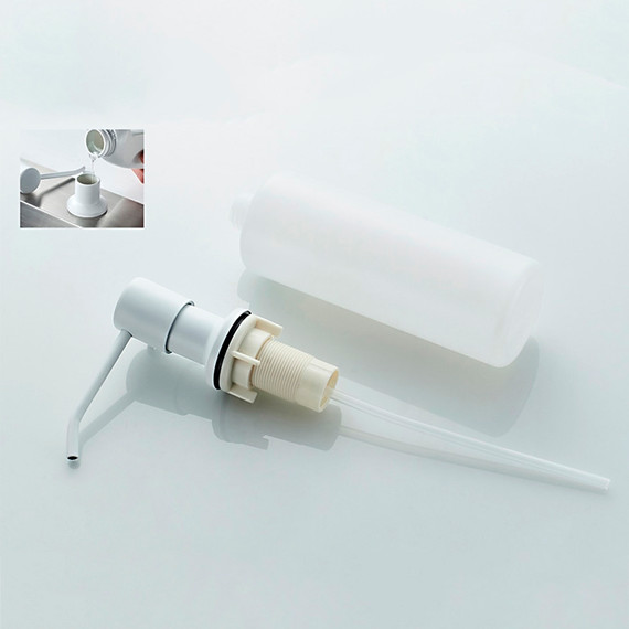 Дозатор для жидкого мыла Ledeme L405H, цвет белый - фото 5