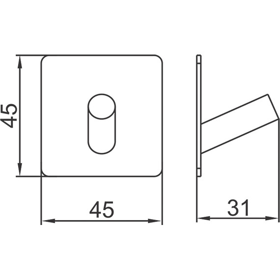 Набор крючков Ledeme L216-4, цвет сатин - фото 2