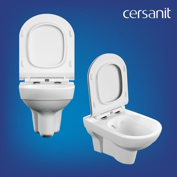 Инсталляция с подвесным унитазом Cersanit City Co Dpl Eo Slim A64121 (кнопка Estetica хром глянцевый) - фото 14