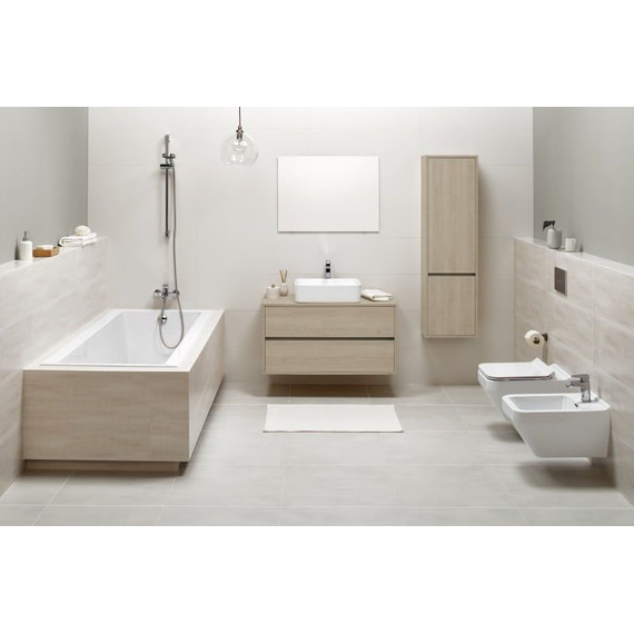 Инсталляция с подвесным унитазом Cersanit Crea Square Co Dpl Eo Slim A64443 (кнопка Twins хром глянцевый) - фото 7