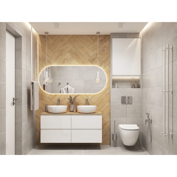 Унитаз подвесной безободковый Cersanit Brasko Smart Clean ON DPL EO Slim LP A64824 с тонкой крышкой микролифт - фото 15