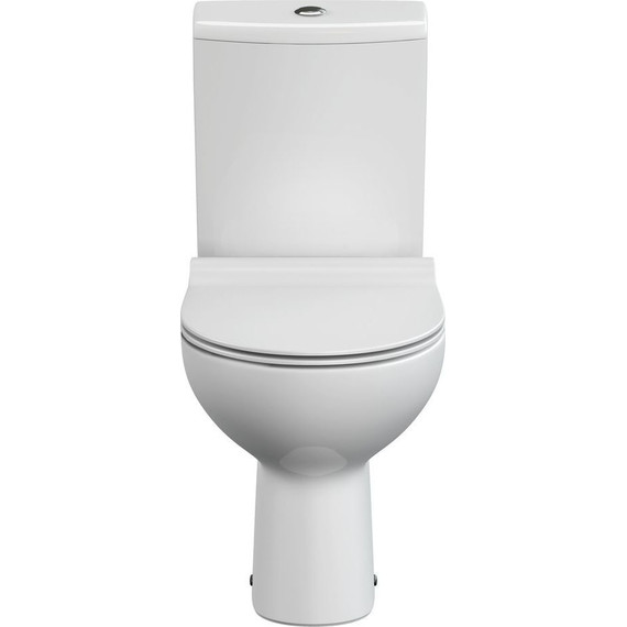 Унитаз-компакт безободковый Cersanit Nature Clean ON 011 3/5 DPL EO Slim A65410 с крышкой микролифт - фото 2