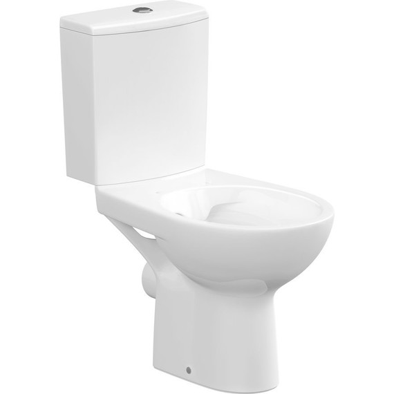 Унитаз-компакт безободковый Cersanit Nature Clean ON 011 3/5 DPL EO Slim A65410 с крышкой микролифт - фото 4