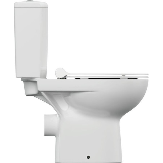 Унитаз-компакт безободковый Cersanit Nature Clean ON 011 3/5 DPL EO Slim A65410 с крышкой микролифт - фото 7