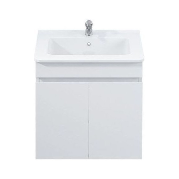 Комплект мебели Mirsant Next 60 см (раковина Next 60), белый (тумба + зеркало) - фото 5