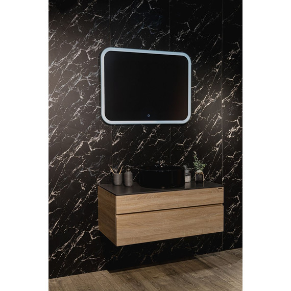 Зеркало Azario Стив Led 91 см (с подсветкой и сенсорным выключателем) - фото 4