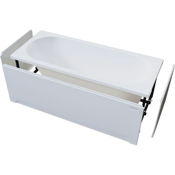 Ванна акриловая Радомир Вальс 170x70x63 см (в комплекте каркас и сифон), Размер - мм: 1700х700 - фото 4