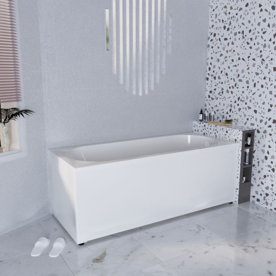 Ванна акриловая Радомир Вальс 170x70x63 см (в комплекте каркас и сифон), Размер - мм: 1700х700 - фото 8