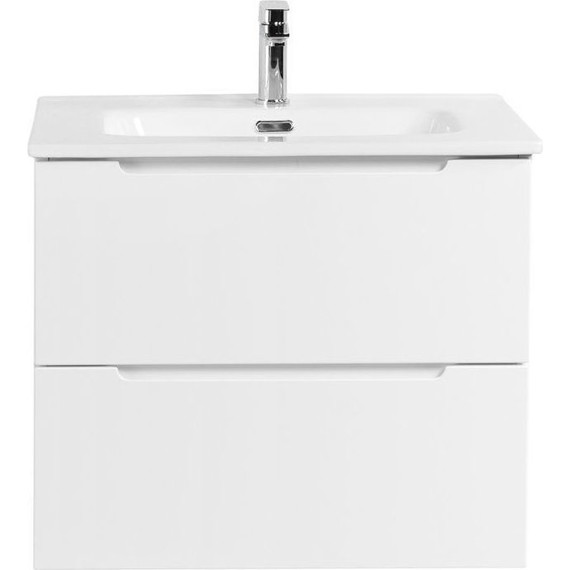 Тумба подвесная с раковиной BelBagno ETNA-600-2C-SO-BL-P 60 см, Bianco Lucido, Цвет фасада: Bianco Lucido - фото 