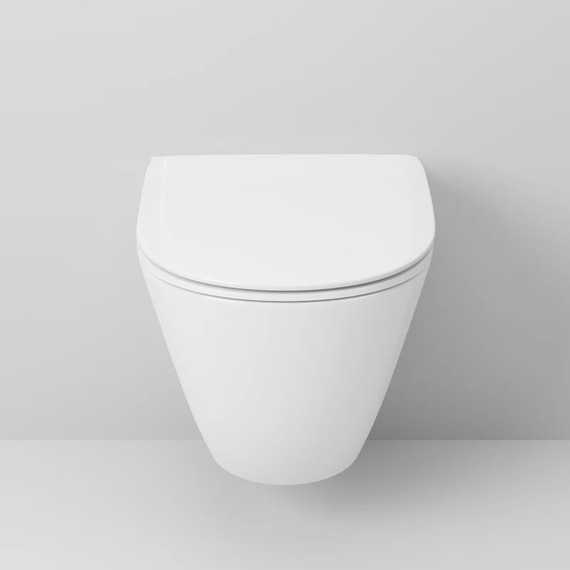 Унитаз подвесной безободковый Grossman GR-4411S с крышкой микролифт, Цвет производителя: белый - фото 4