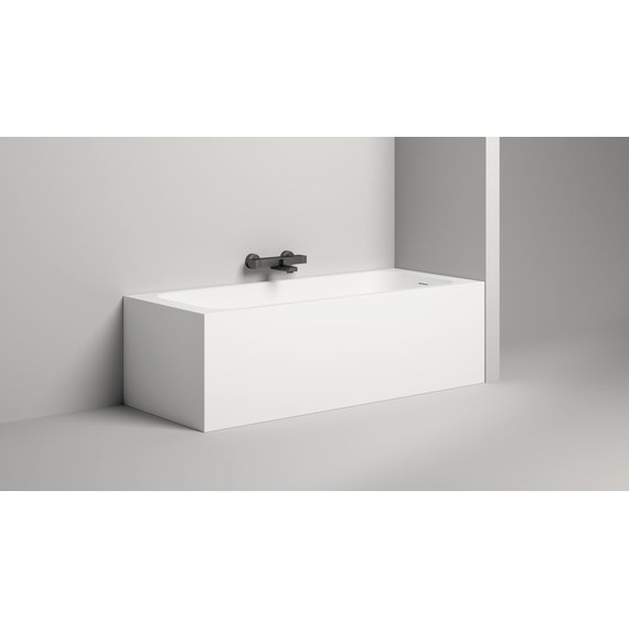 Ванна каменная Salini Orlanda Kit 180х80 см 102112G (S-Sense) покрытие ванны глянцевое (с монолитным экраном) - фото 3