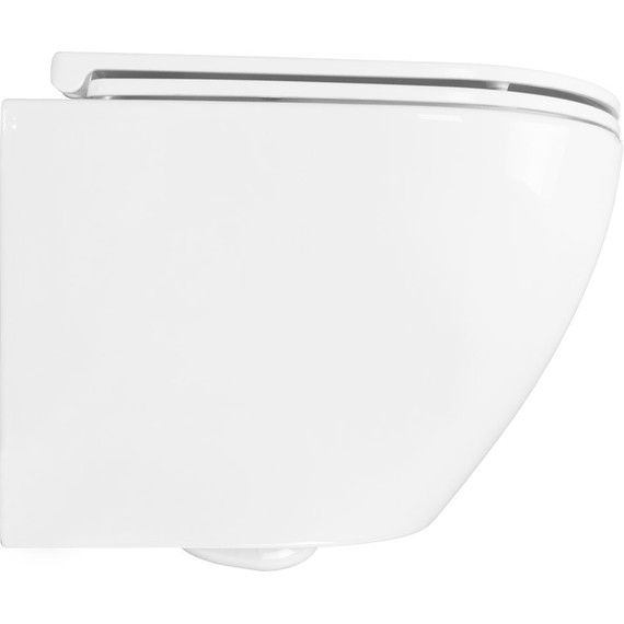 Инсталляция с подвесным унитазом комплект: Grohe Rapid SL 38772001 с подвесным безободковым унитазом Azario Grado AZ-0046 сиденье микролифт, крепление, кнопка смыва хром + набор для гигиенического душа Haiba HB5511 - фото 10